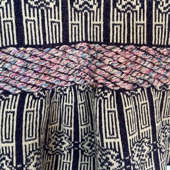 Women's Black and Pink Cardigan Sweater - Picture 8 of 14